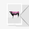 Carte postale - Vache Pop Art