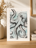 Poulpe – Collection Abysses | Print d'art original | D'Art et de Peau