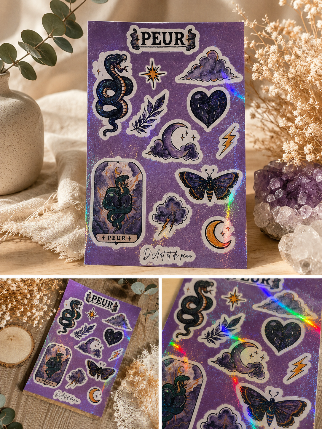 Planche de stickers – Oracle « PEUR »
