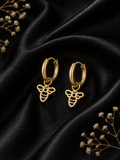 Boucles d'oreilles abeilles dorées