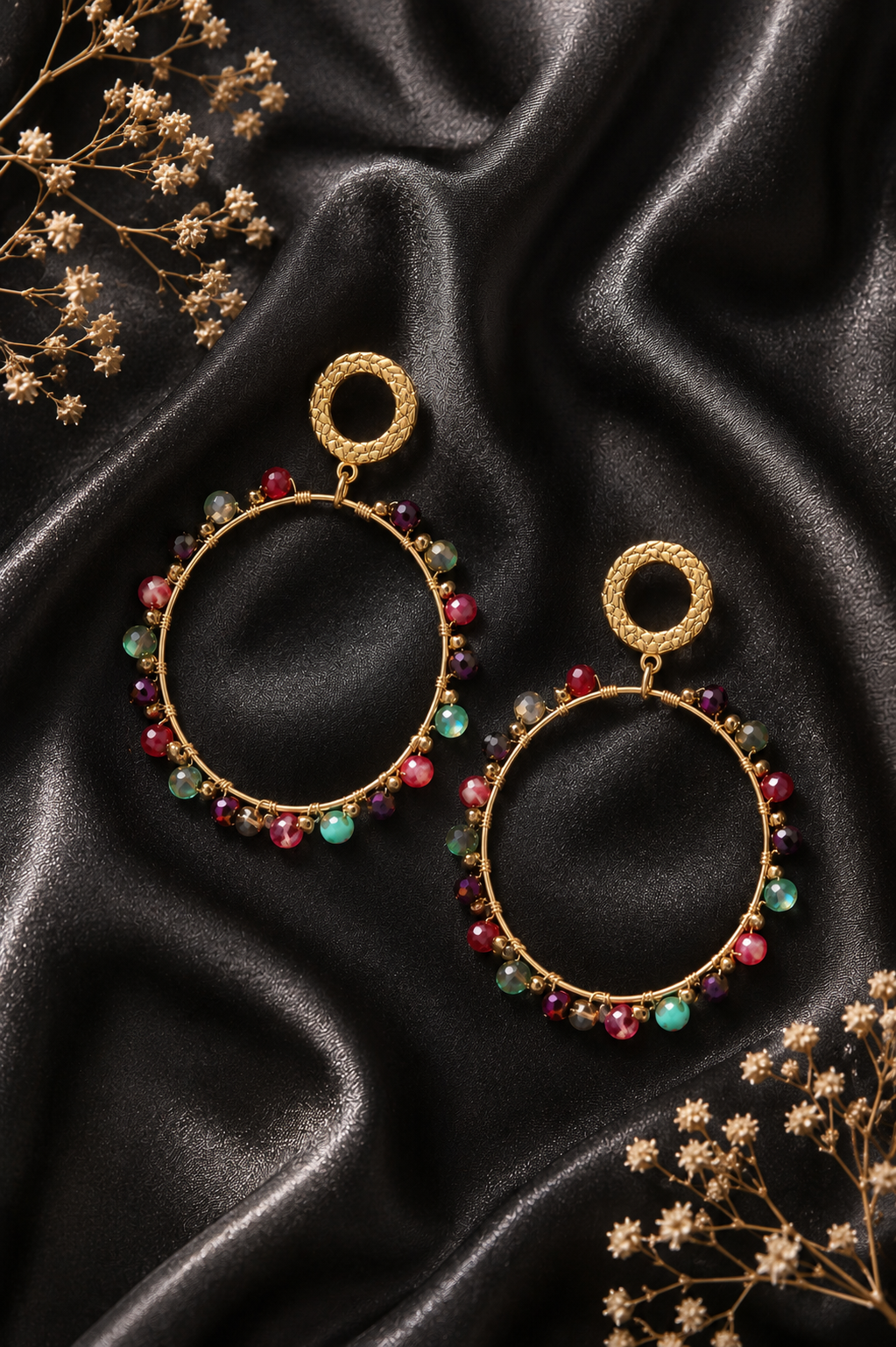 Boucles d'oreilles  créoles bohèmes