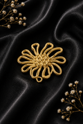 Bague fleur solaire - réglable