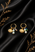 Boucles d'oreilles coquillages