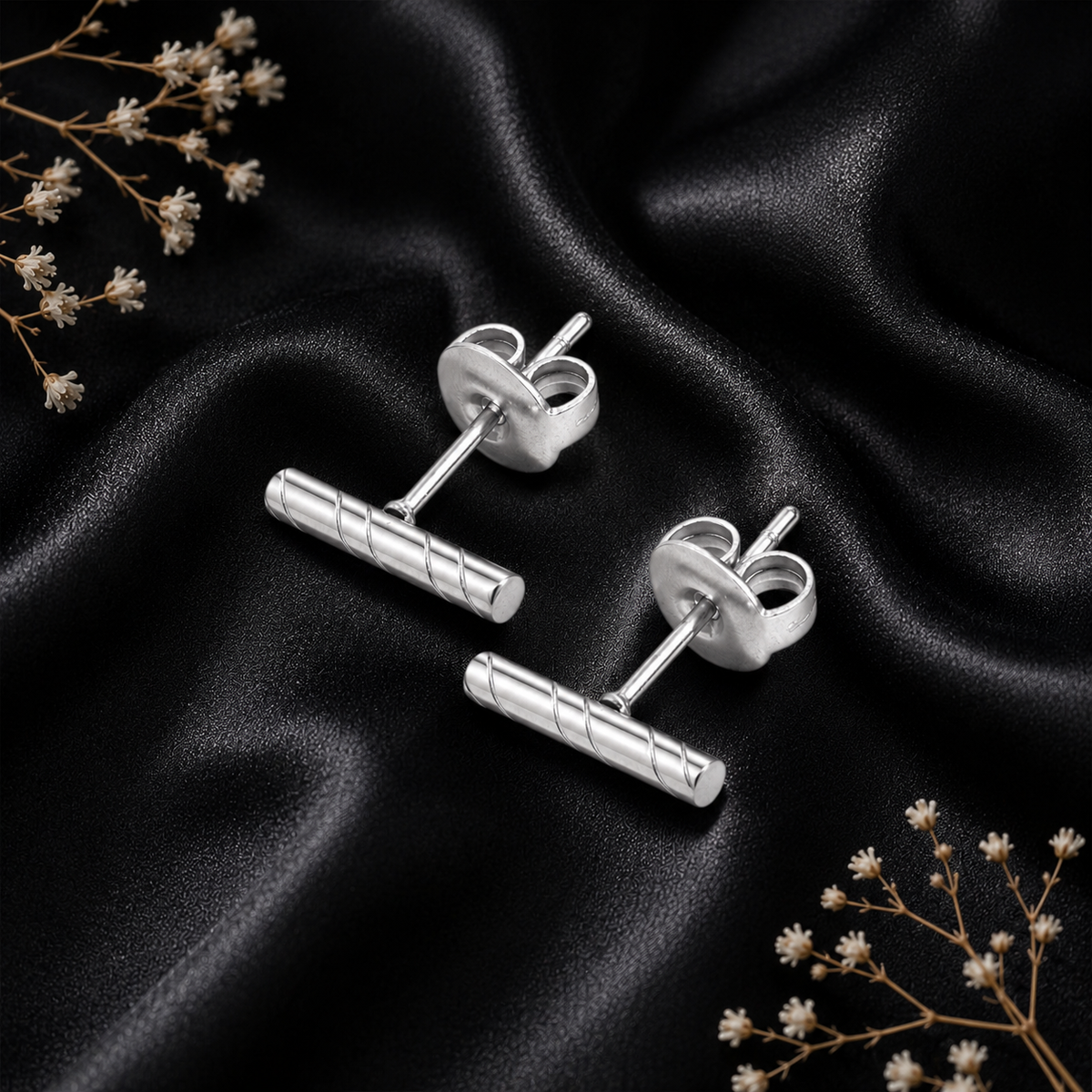 Boucles d'oreille minimal chic - doré ou argenté
