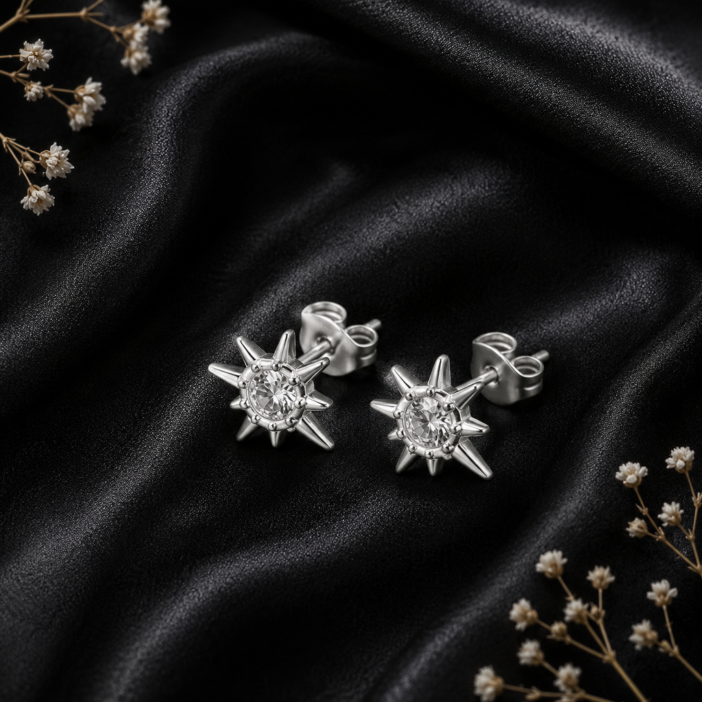 Boucles d'oreilles Étoiles Celeste