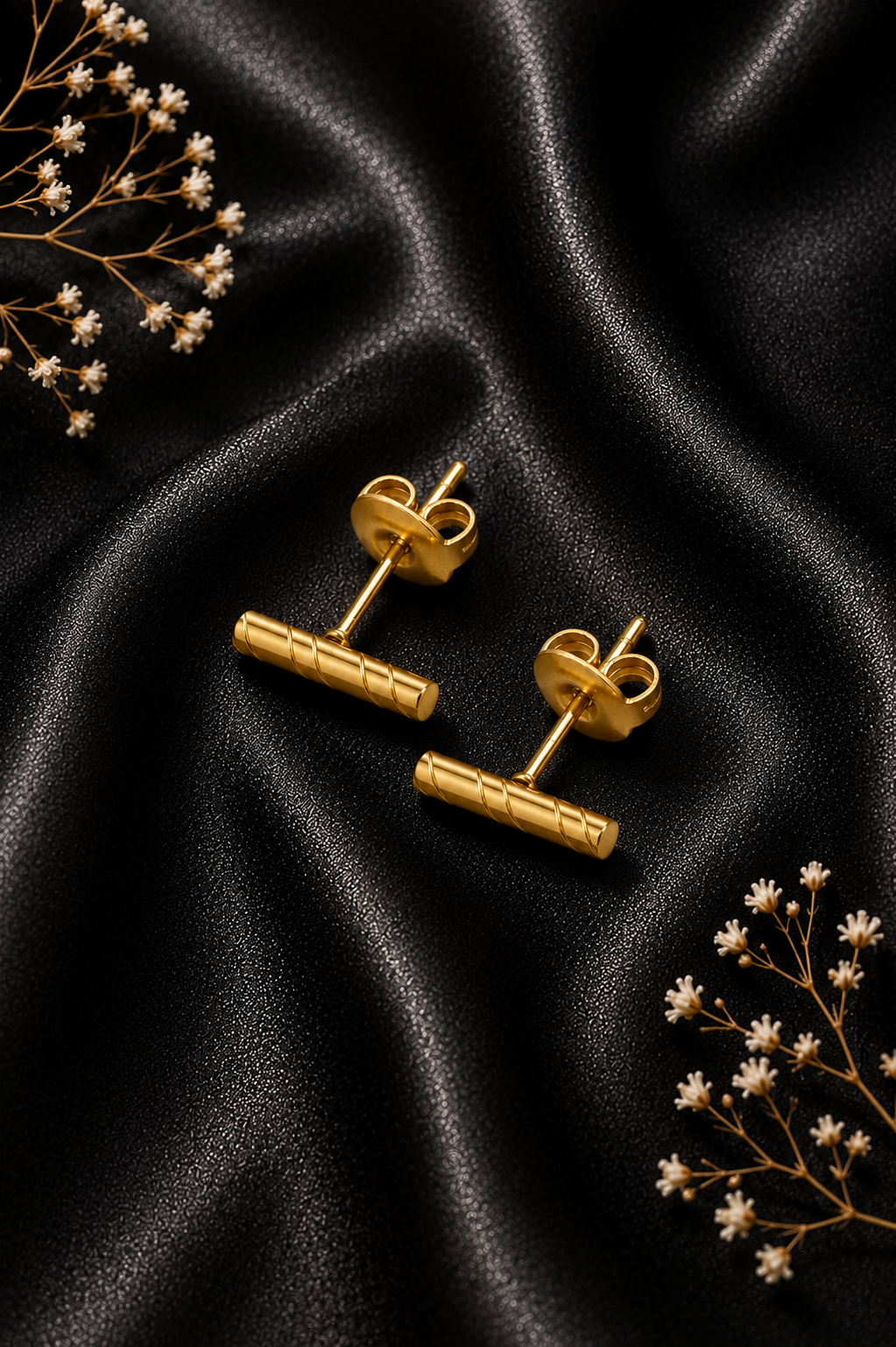 Boucles d'oreille minimal chic - doré ou argenté