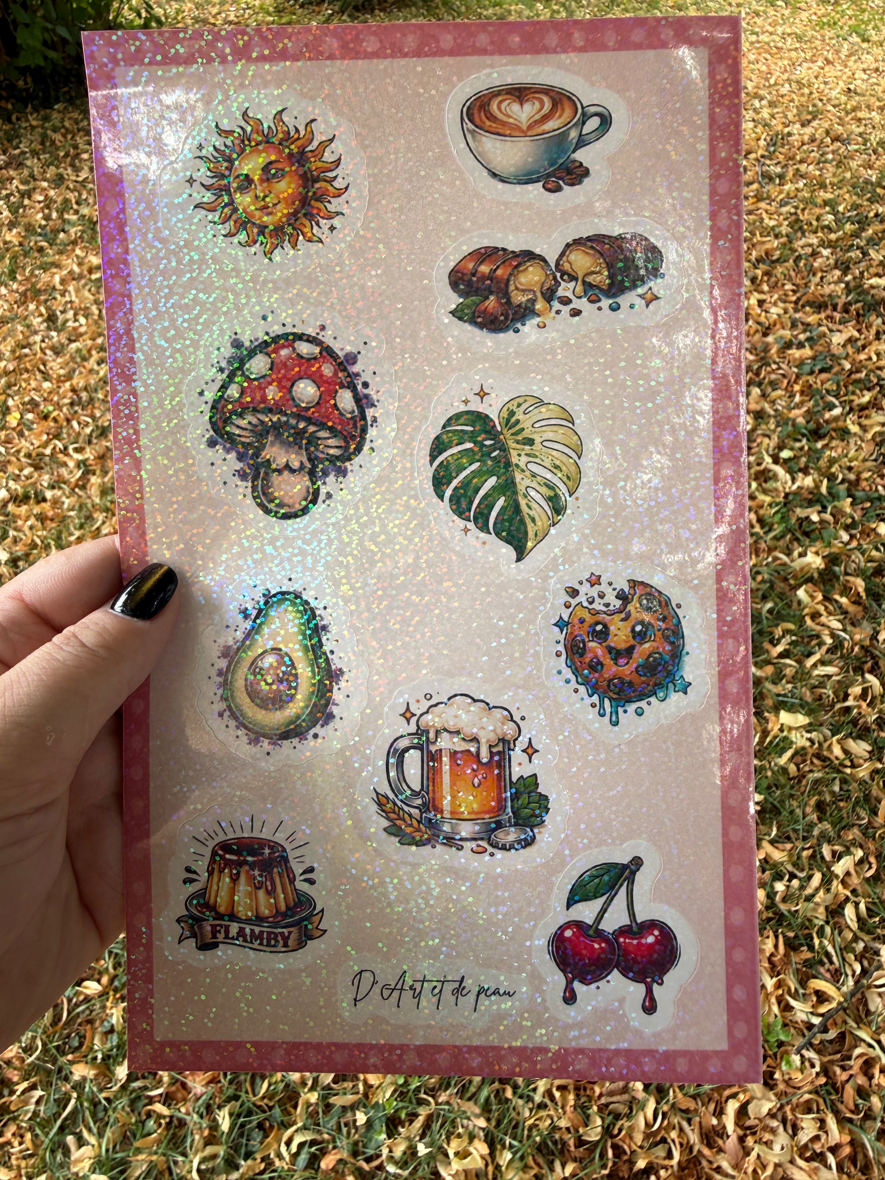 Planche de stickers – Mes flashs préférés ✨