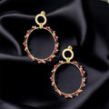 Boucles d'oreilles  créoles bohèmes