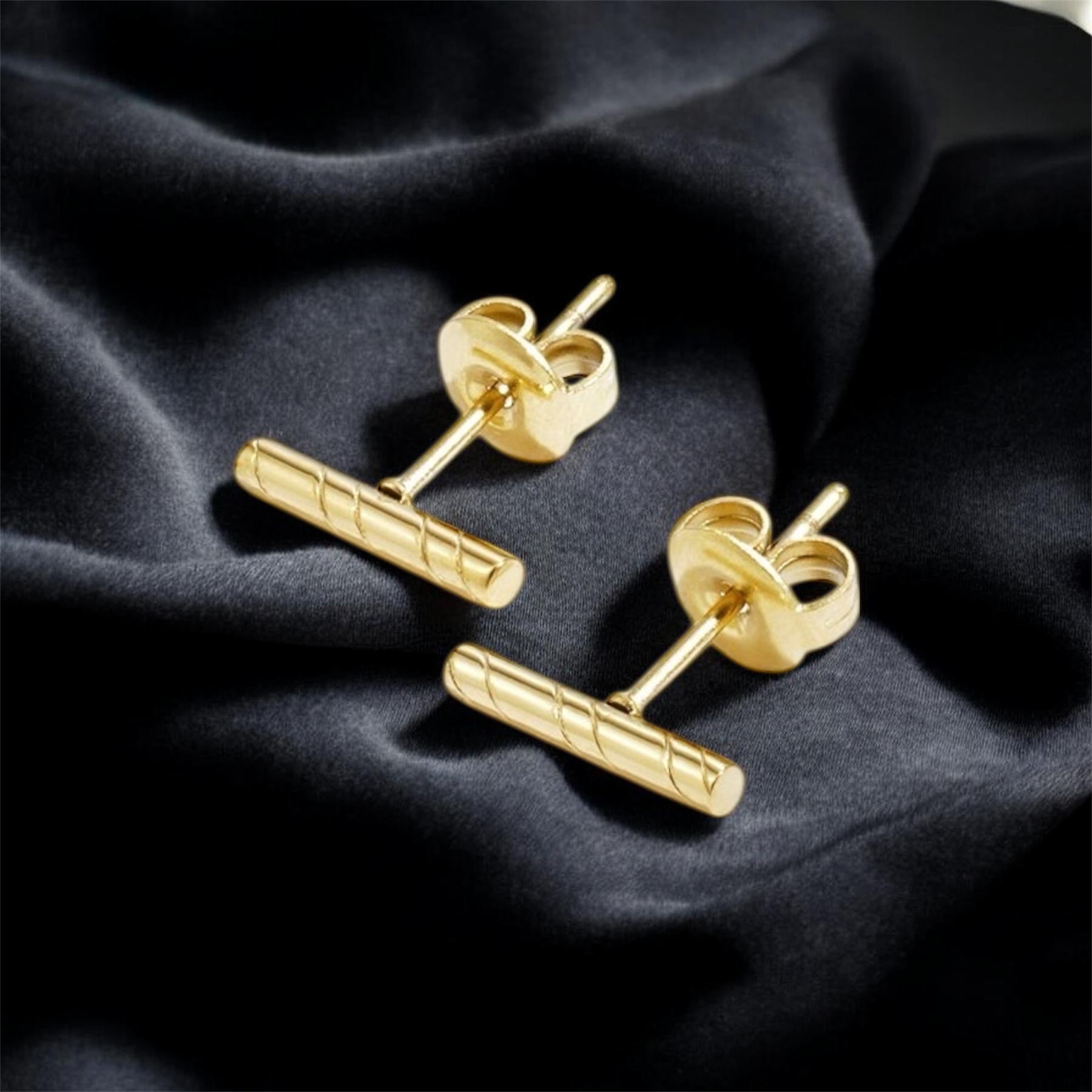 Boucles d'oreille minimal chic - doré ou argenté