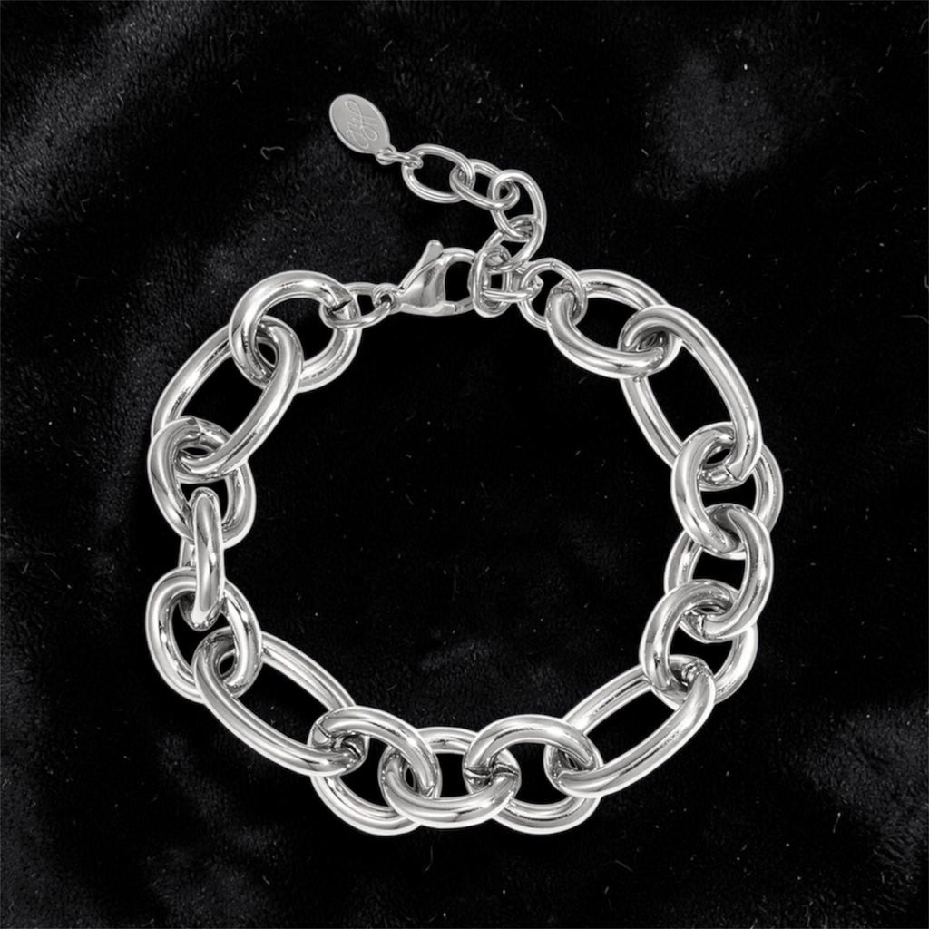 Bracelet chaine - doré ou argenté